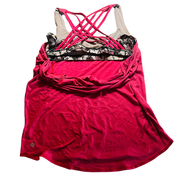 Lululemon Wild Strappy Work Out Tank Size 8 - Picture 4 of 7
